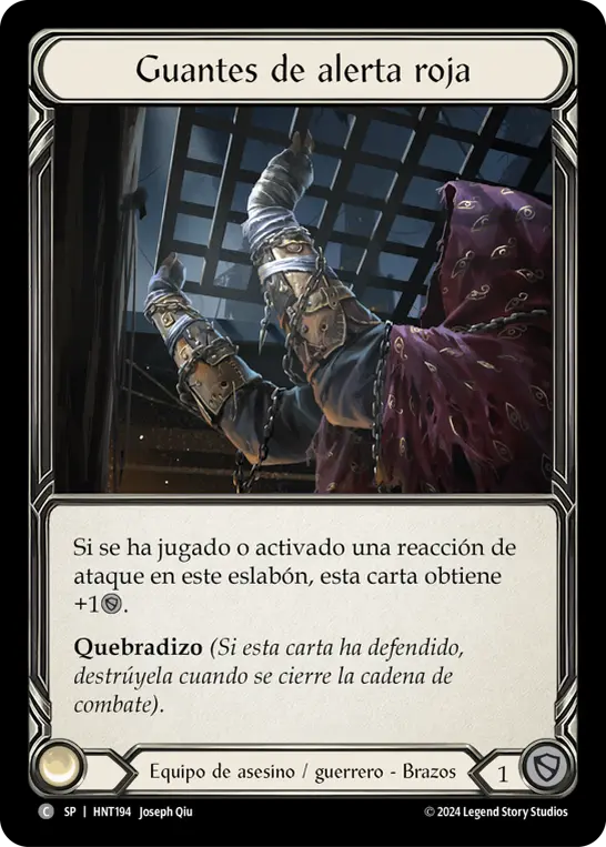 Card: Red Alert Gloves