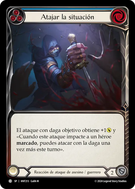 Card: Take a Stab (blu)