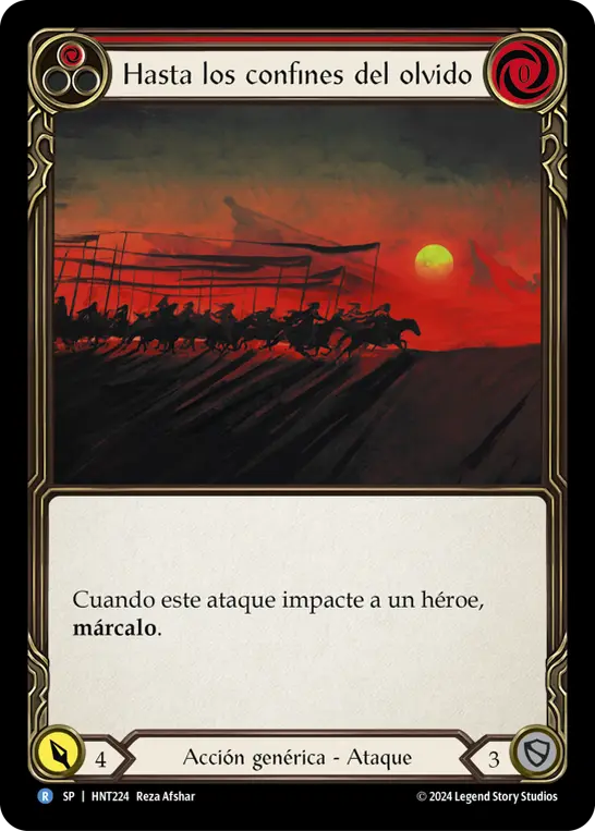 Card: Pursue to the Edge of Oblivion (red)