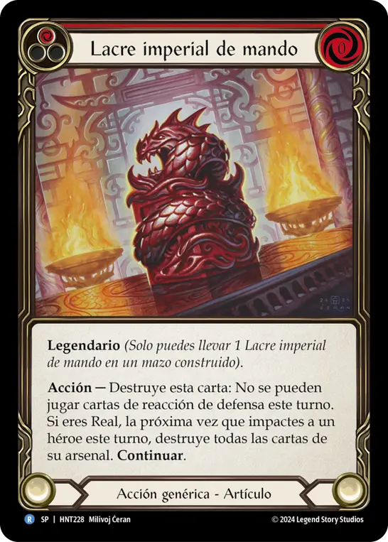 Card: Imperial Seal of Command (red)
