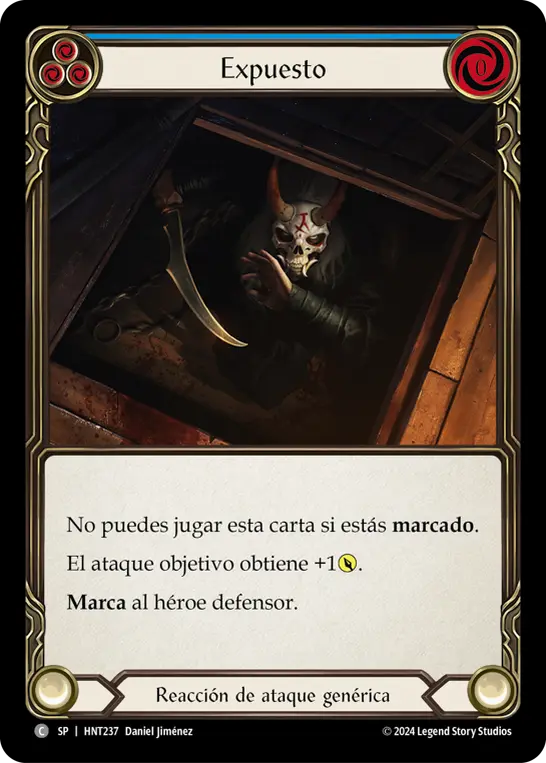 Card: Exposed (blu)