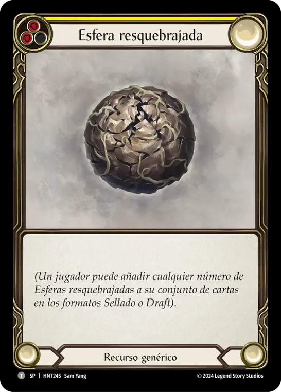 Card: Cracked Bauble (yel)