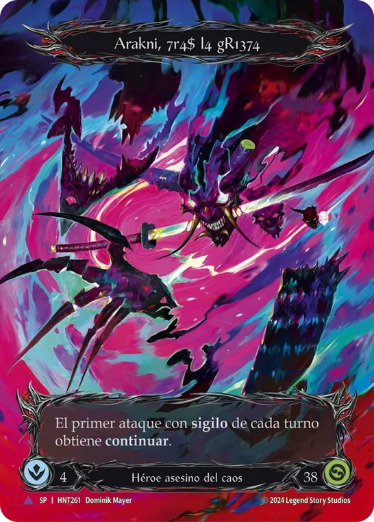 Card: Arakni, 5L!p3d 7hRu 7h3 cR4X