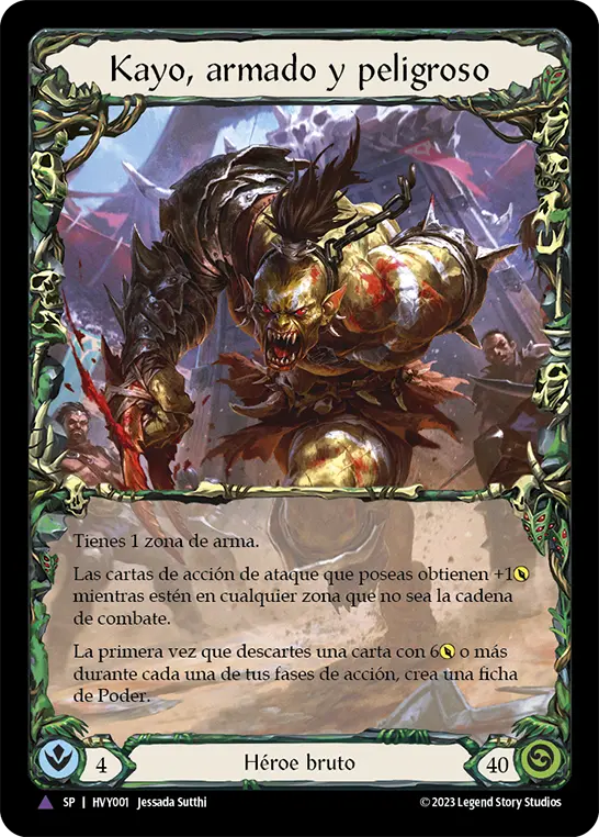 Card: Kayo, Armed and Dangerous