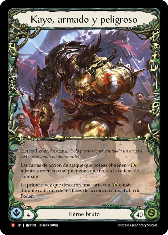 Card: Kayo, Armed and Dangerous