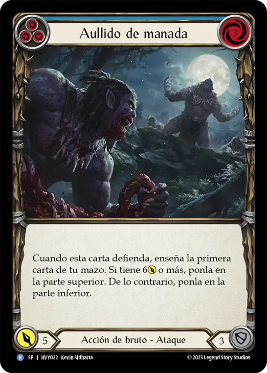 Card: Pack Call (blu)