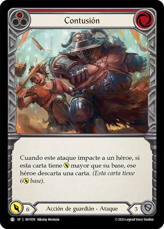 Card: Concuss (red)