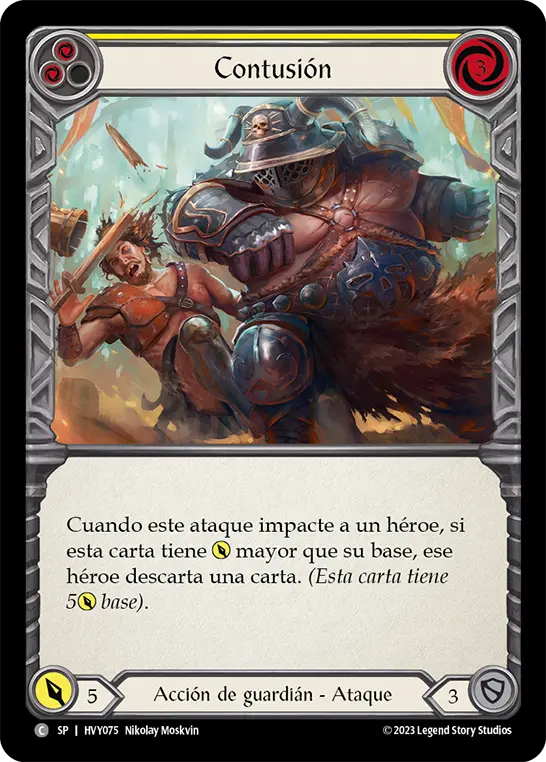 Card: Concuss (yel)