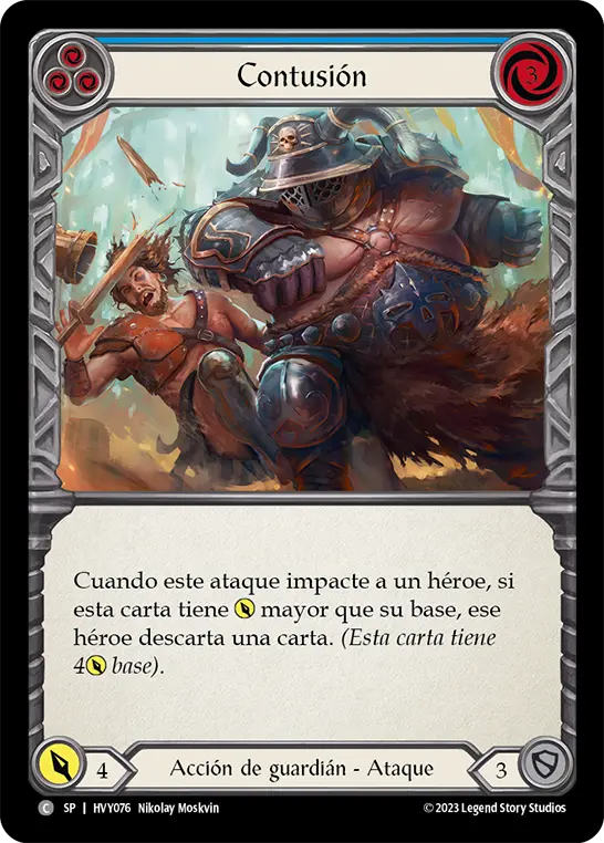 Card: Concuss (blu)