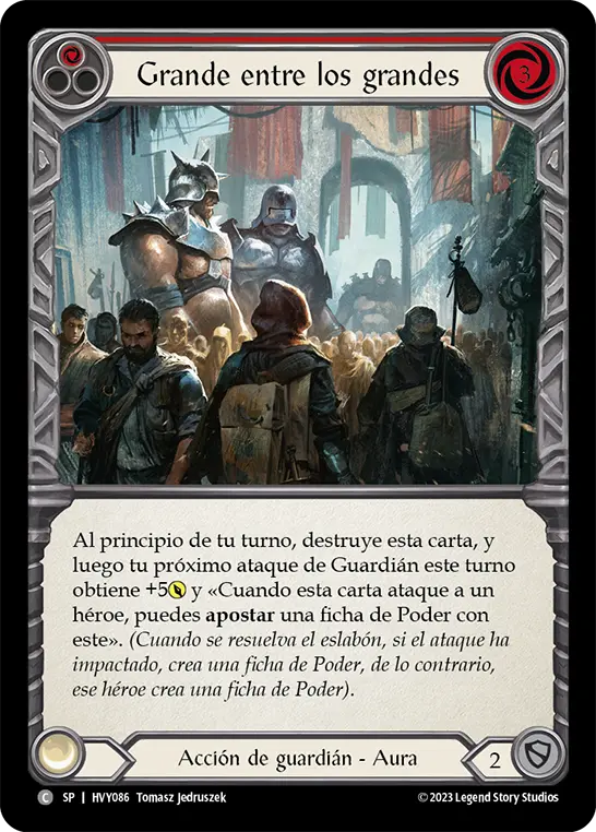 Card: Bigger Than Big (red)
