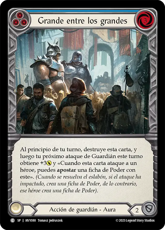 Card: Bigger Than Big (blu)