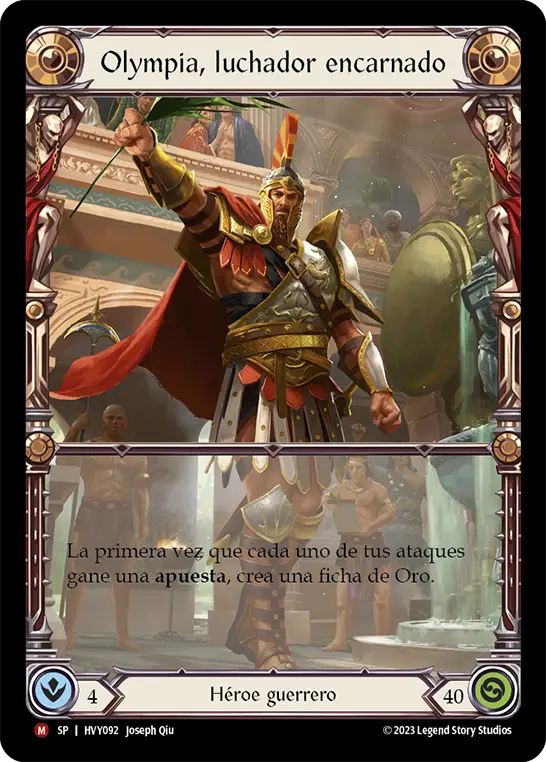 Card: Olympia, Prized Fighter