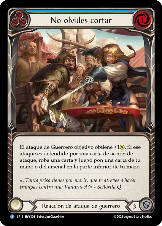 Card: Cut the Deck (blu)