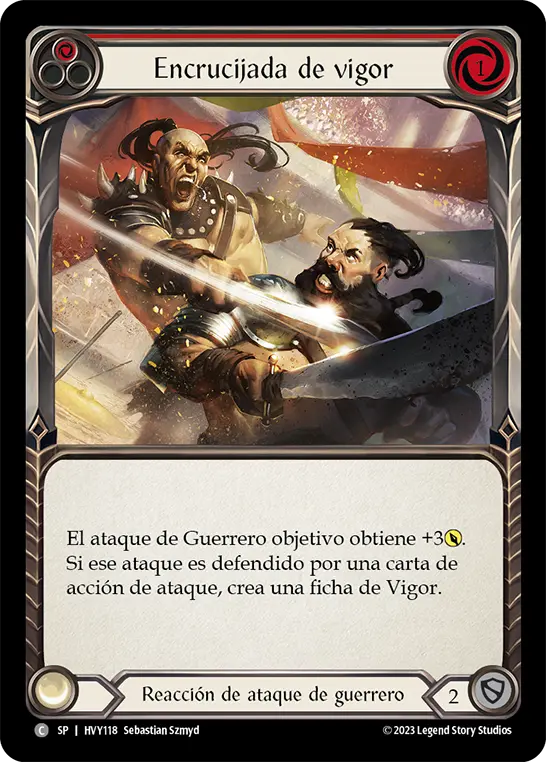 Card: Vigorous Engagement (red)