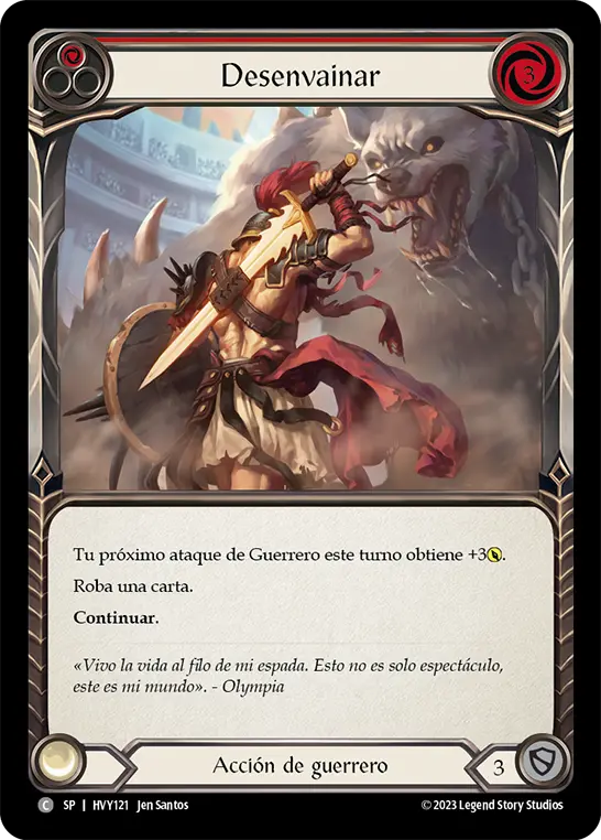 Card: Draw Swords (red)