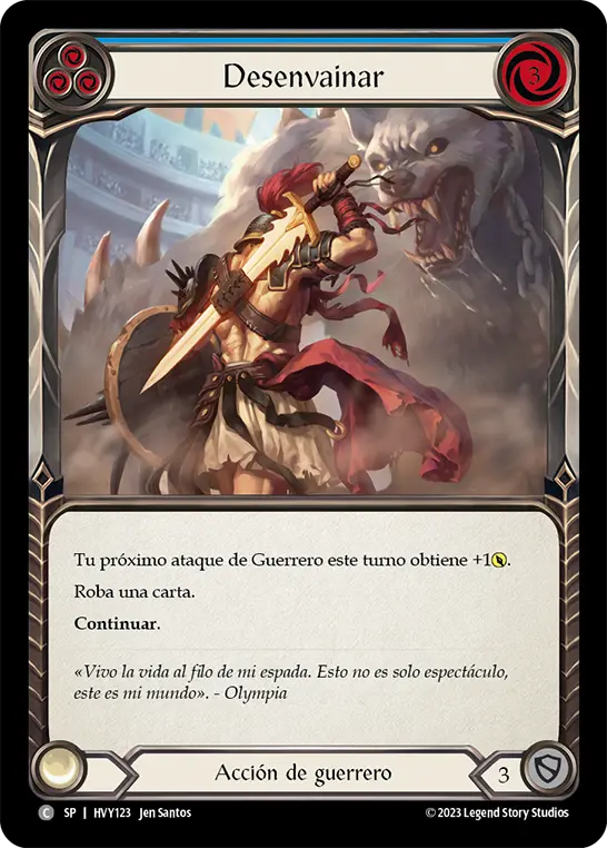 Card: Draw Swords (blu)