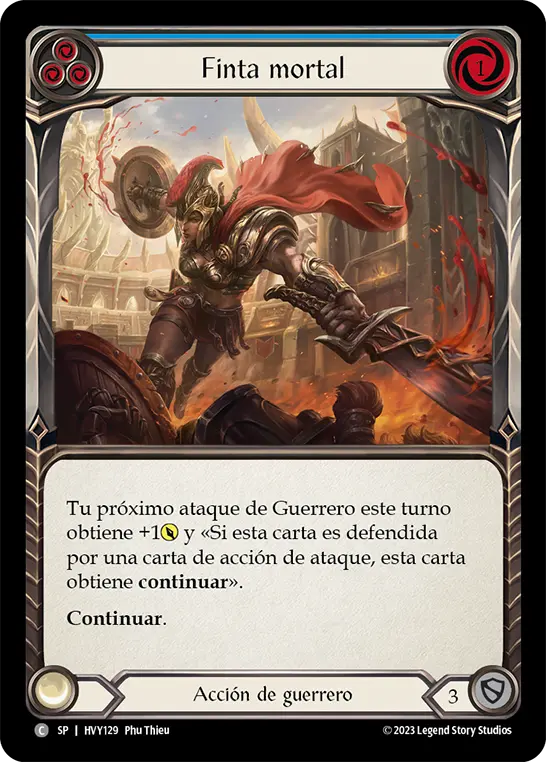 Card: Engaged Swiftblade (blu)