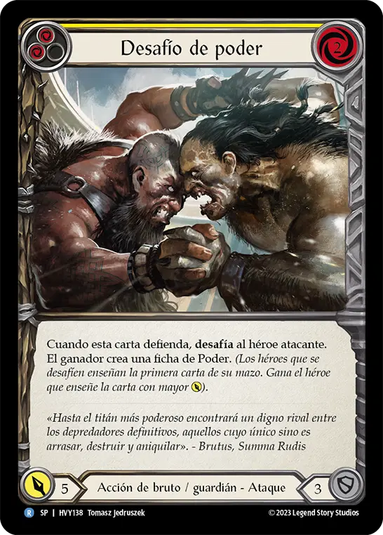 Card: Clash of Might (yel)