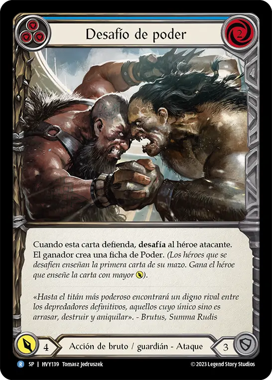 Card: Clash of Might (blu)