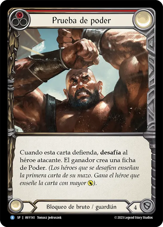Card: Test of Might (red)