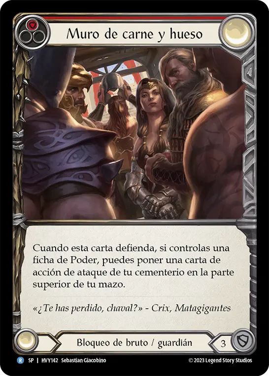 Card: Wall of Meat and Muscle (red)