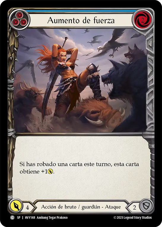 Card: Rising Power (blu)