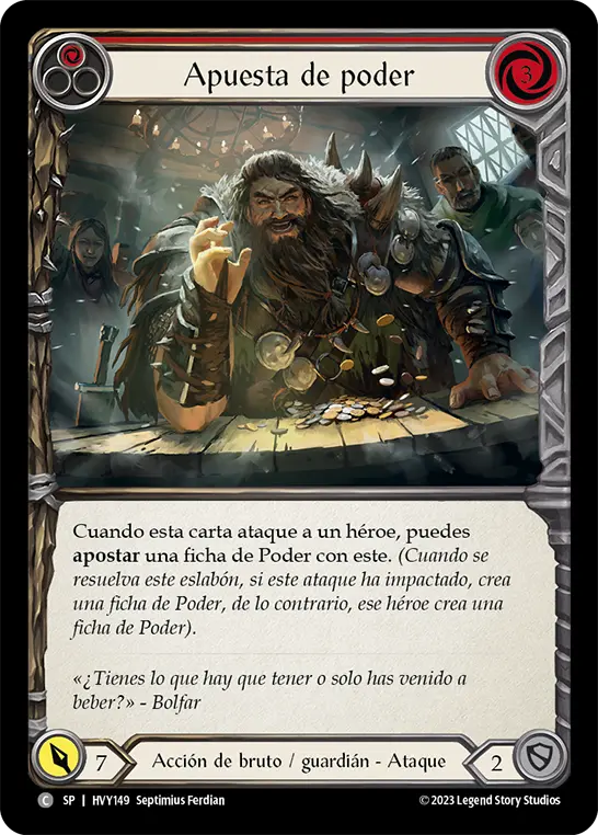 Card: Wage Might (red)