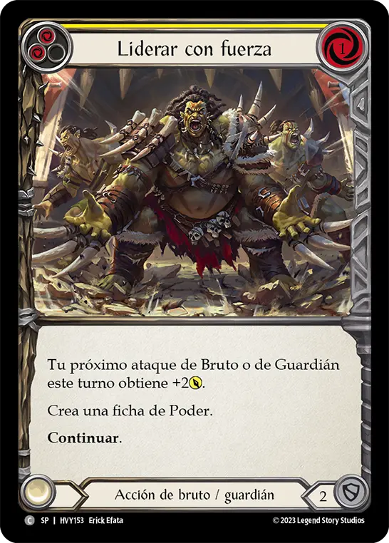 Card: Lead with Power (yel)