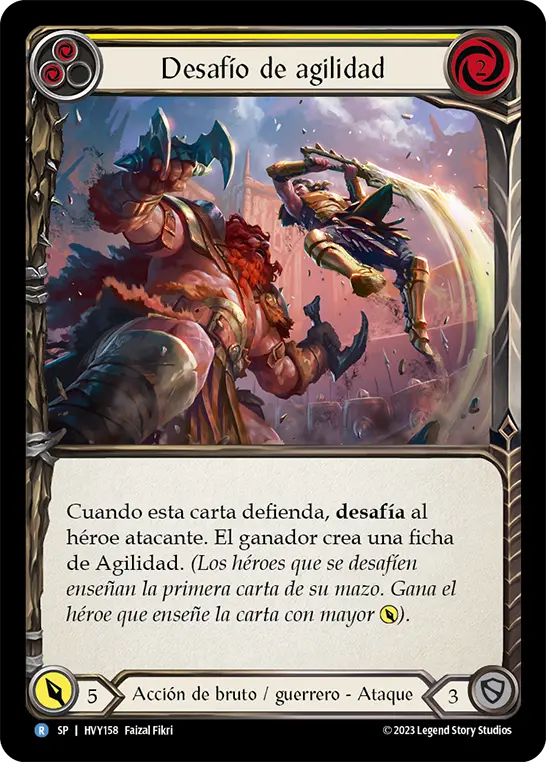 Card: Clash of Agility (yel)