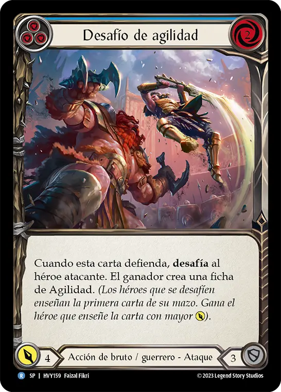 Card: Clash of Agility (blu)