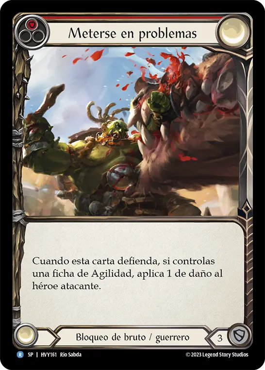 Card: Run into Trouble (red)