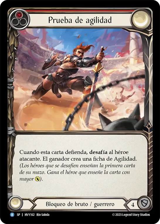 Card: Test of Agility (red)
