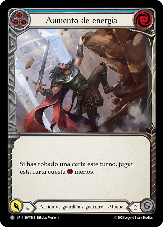 Card: Rising Energy (blu)