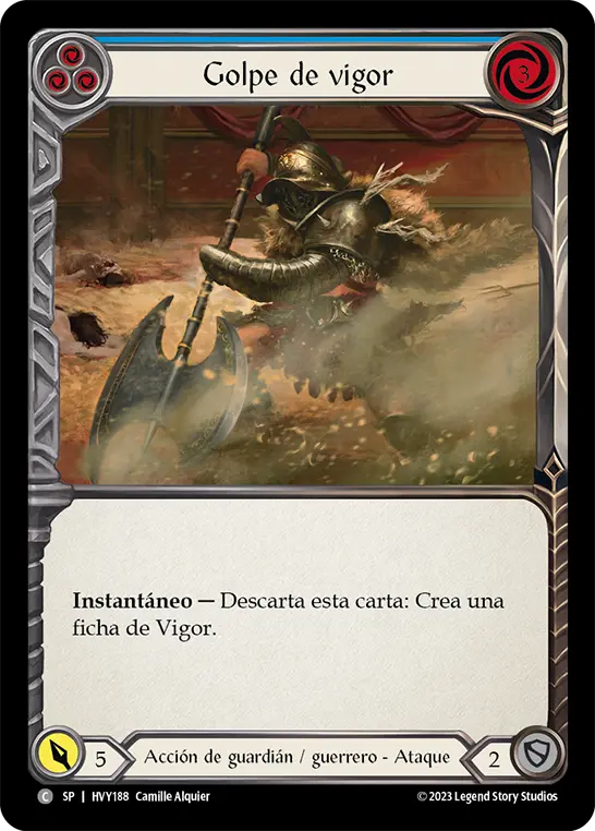Card: Vigorous Windup (blu)