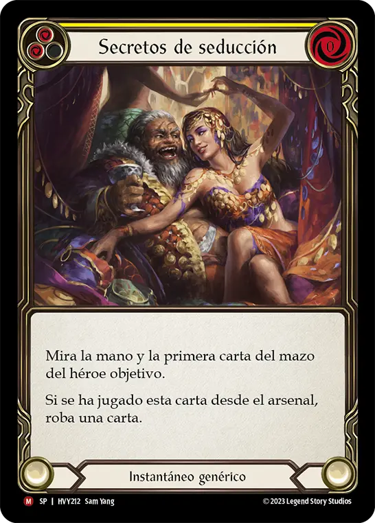 Card: Seduce Secrets (yel)