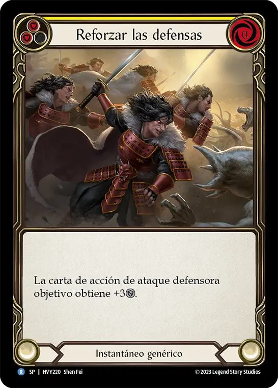 Card: Reinforce the Line (yel)