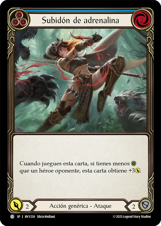 Card: Adrenaline Rush (blu)