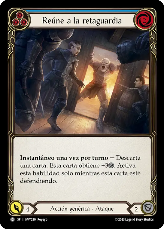 Card: Rally the Rearguard (blu)