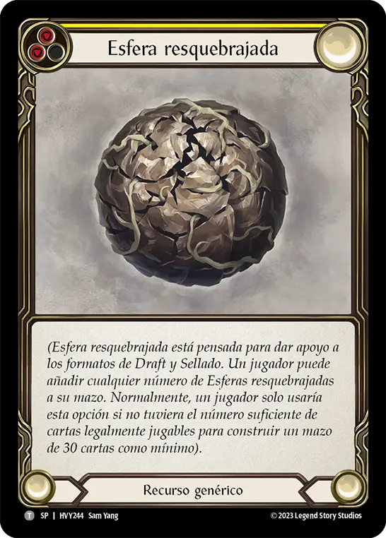 Card: Cracked Bauble (yel)