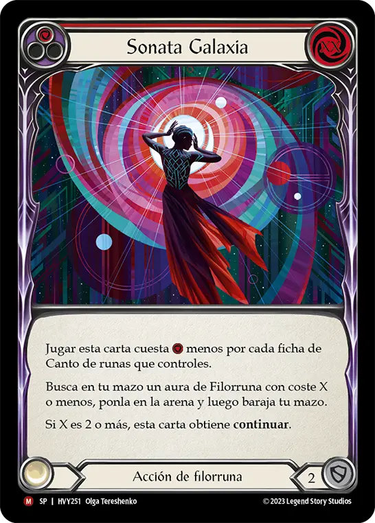 Card: Sonata Galaxia (red)