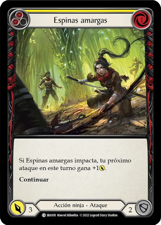 Card: Bittering Thorns (yel)