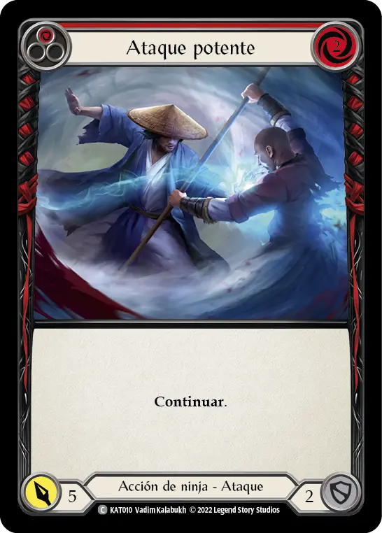 Card: Surging Strike (red)