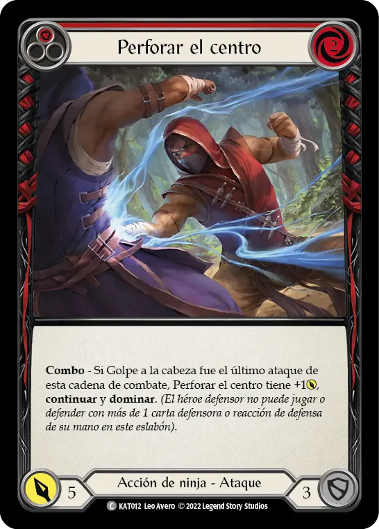 Card: Open the Center (red)