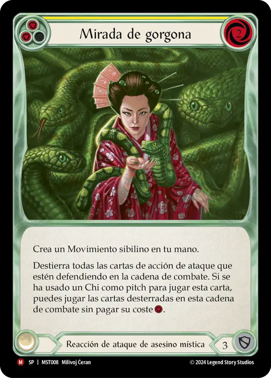 Card: Gorgon's Gaze (yel)