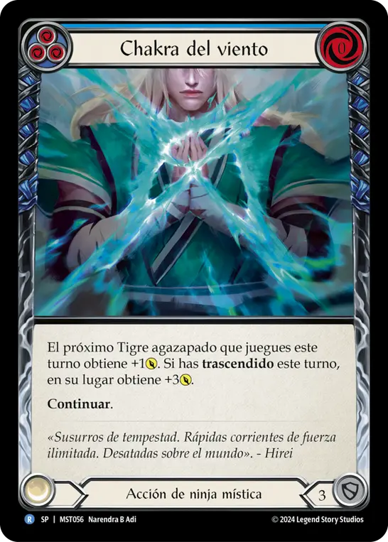 Card: Wind Chakra (blu)