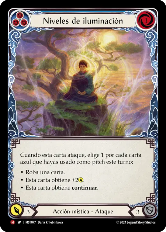 Card: Levels of Enlightenment (blu)