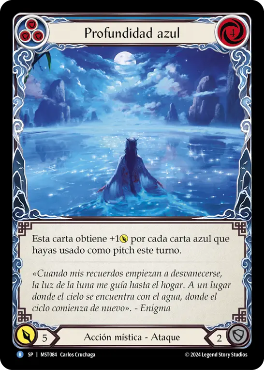 Card: Deep Blue Sea (blu)