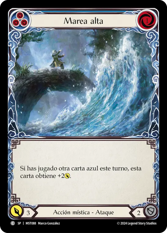 Card: Rising Tide (blu)