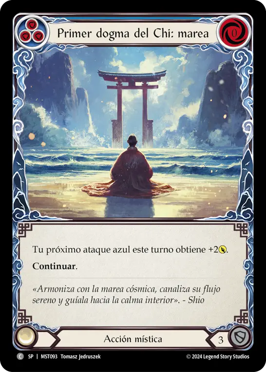 Card: First Tenet of Chi: Tide (blu)