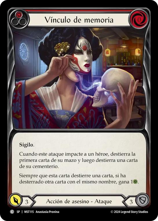 Card: Bonds of Memory (red)